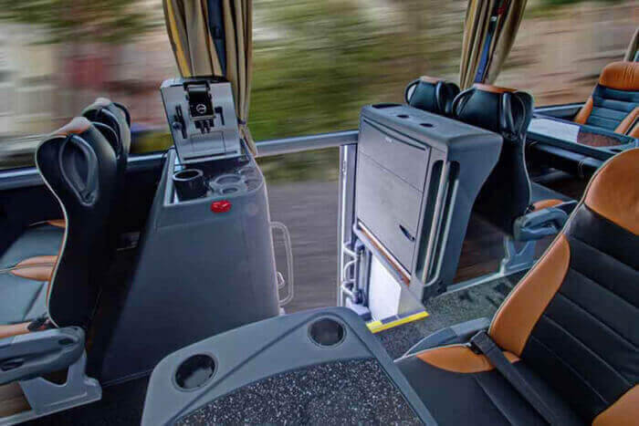 Bus interior and comfort